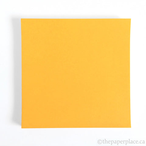 15cm Single Colour Dark Yellow - 100 Sheets