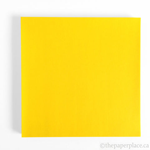 15cm Single Colour Lemon - 100 Sheets
