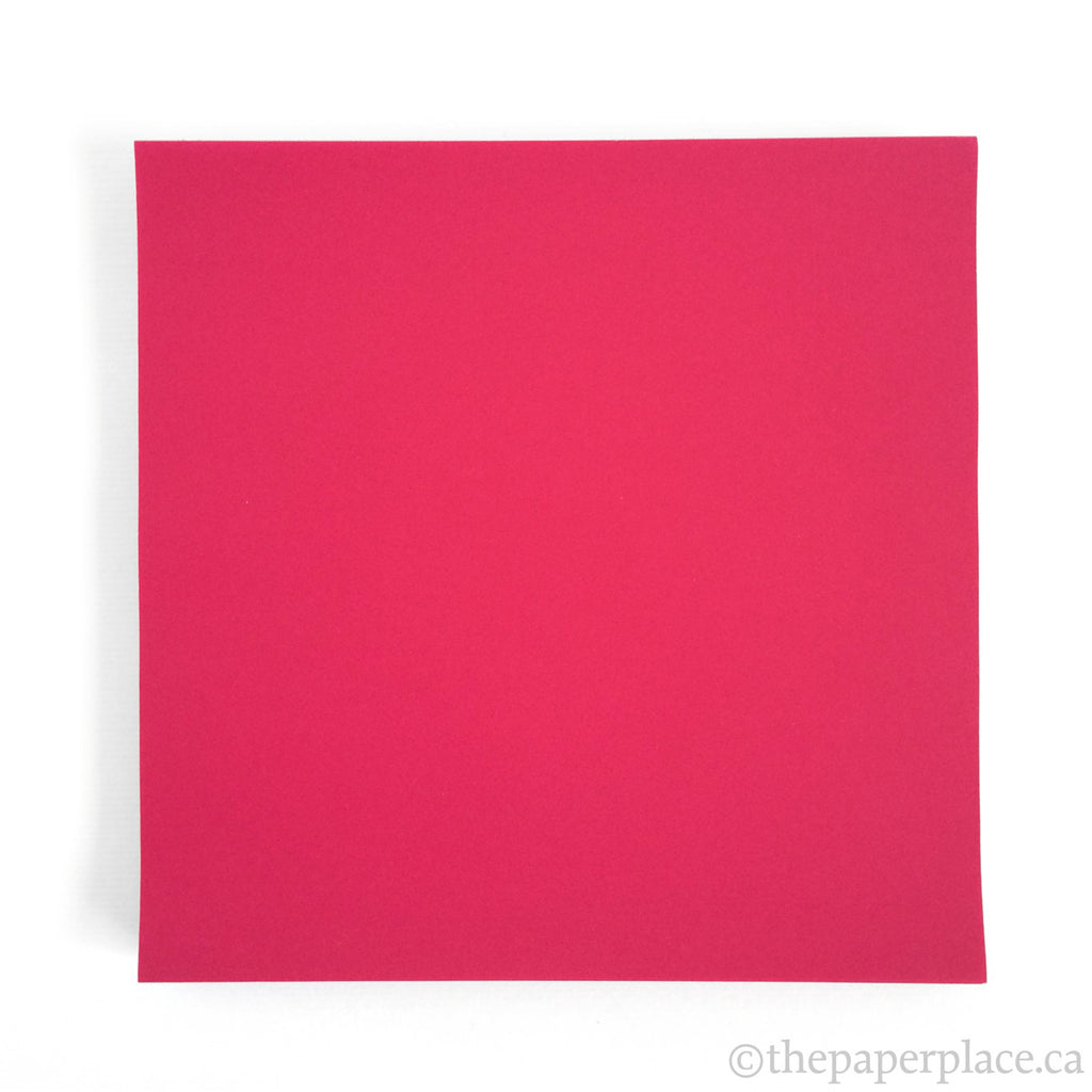 15cm Single Colour Raspberry - 100 Sheets