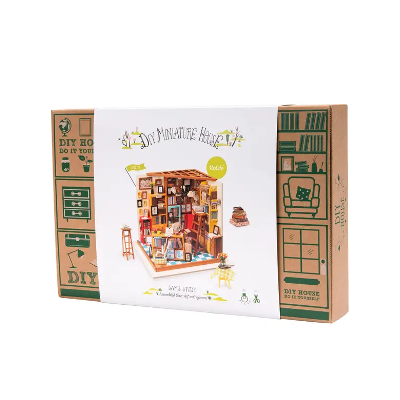 Sam s Study DIY Miniature Kit The Paper Place