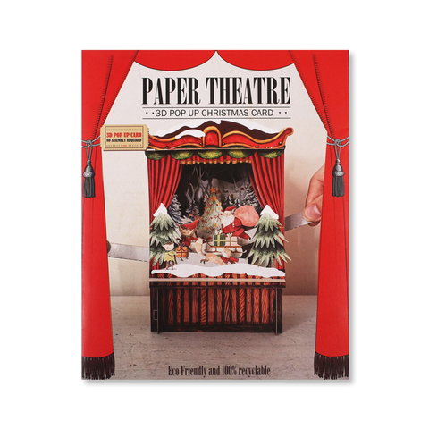 Santa's Elves Paper Theatre Single Card