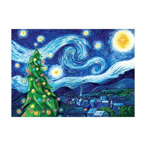 Silent Night Starry Night Boxed Cards