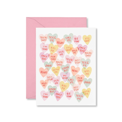 Valentine Sweethearts Single Card