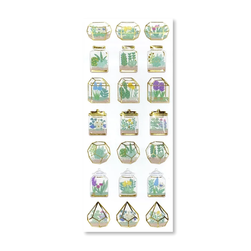 Terrarium Drop Sticker Set