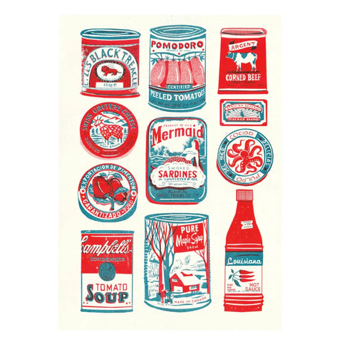 Tins Collection Riso Print