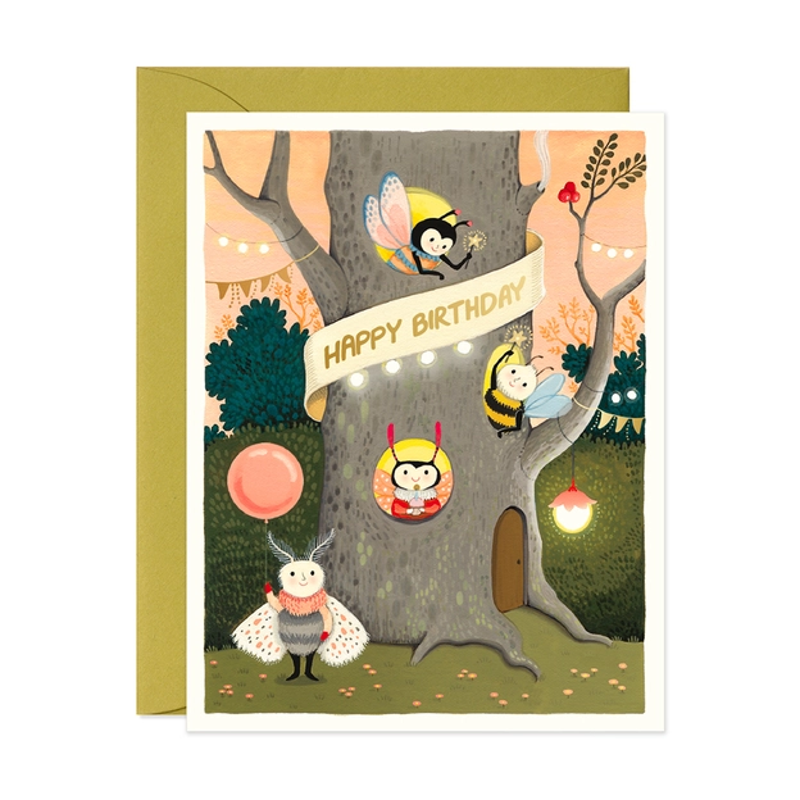 Tree Apartment Single Card