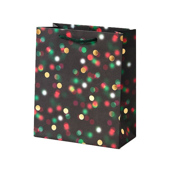 Holiday Twinkle Lights Medium Gift Bag