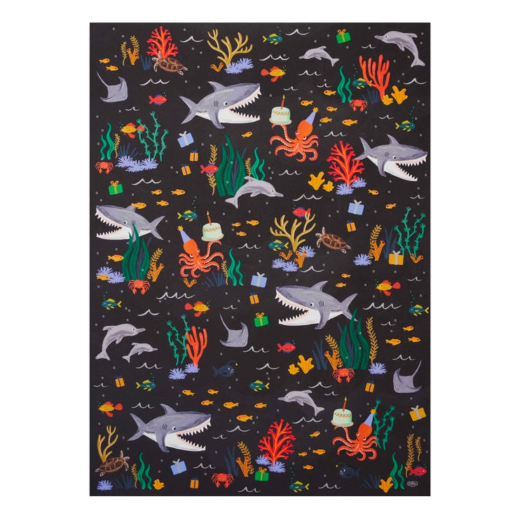 Rifle Paper Co. Under the Sea Wrapping Sheets, Roll of 3