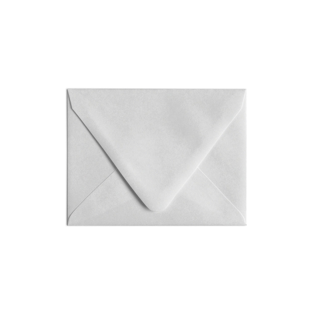 A2 Envelope Shimmer Silver