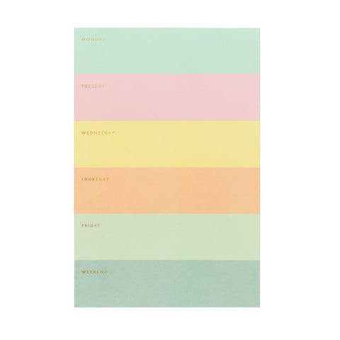 Rifle Paper Co. Colour Block Weekly Desk Pad