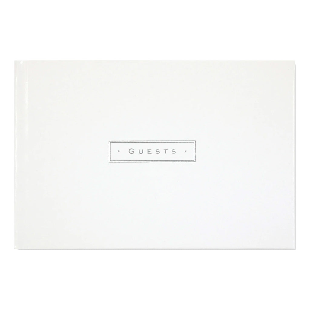 White Leather Guestbook