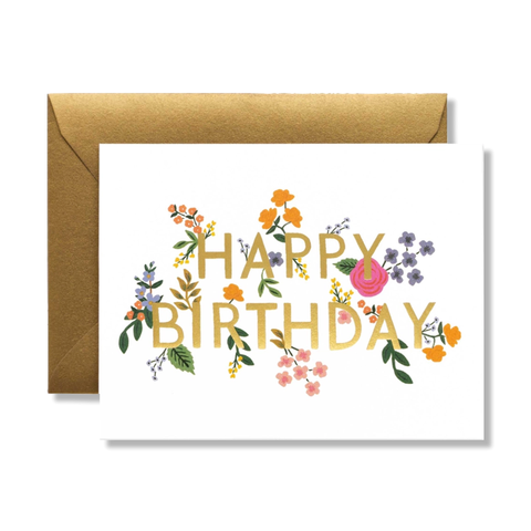 Wildwood Birthday Single Card