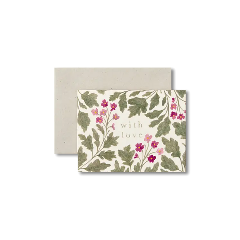 Flora With Love Mini Card