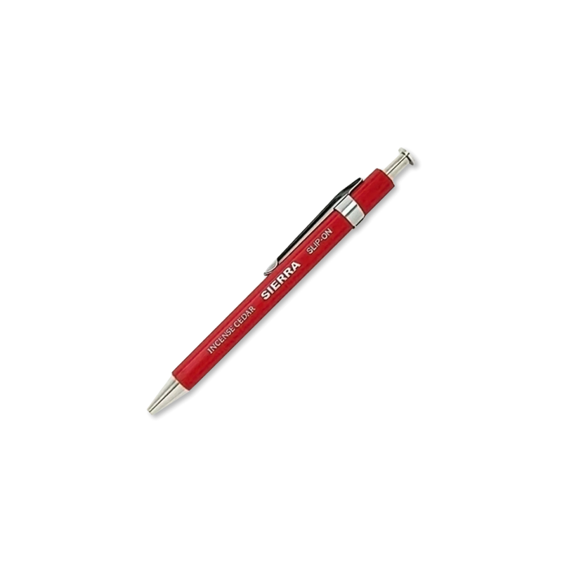Wooden Needle Point Pen - Red