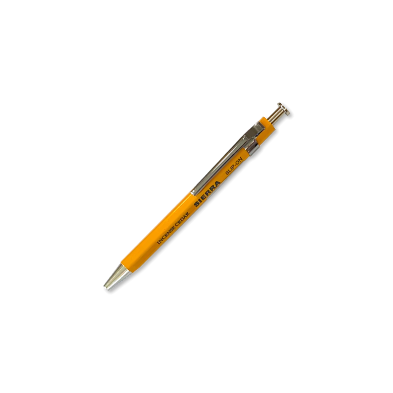 Wooden Needle Point Pen - Yellow
