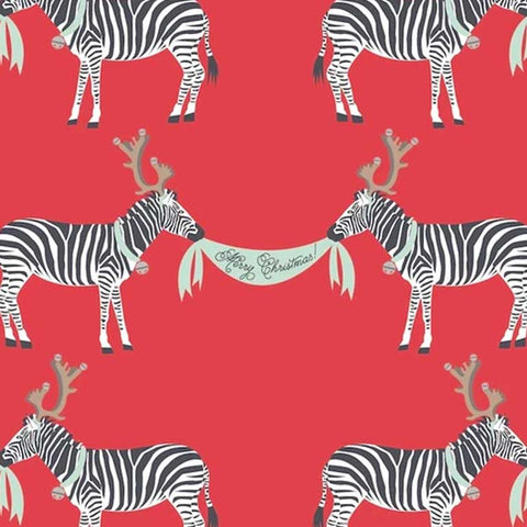 Zebras in Fake Antlers Wrap Sheet