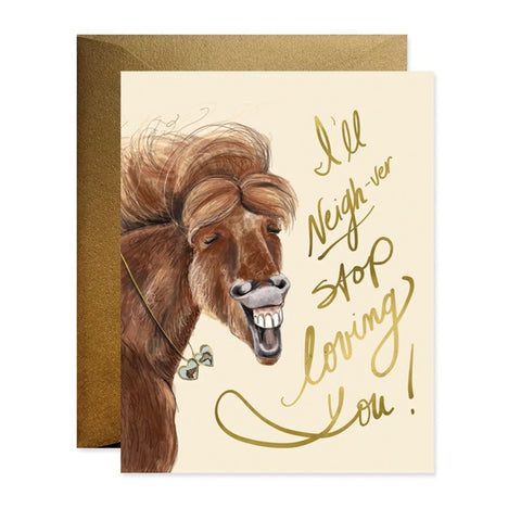 Neigh-ver Stop Loving You Single Card