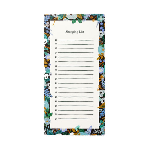 Rifle Paper Co. Garden Party Blue Magnetic To-Do Pad