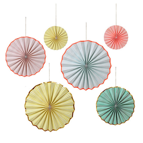 Pastel Pinwheel Decorations
