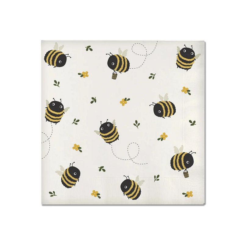 Paper Lunch Napkins - Buzzy Bees