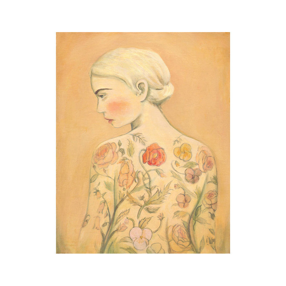 Flora, The Tattooed Girl 8x10" Print