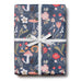 Forest Blue Gift Wrap Sheet, roll of 3