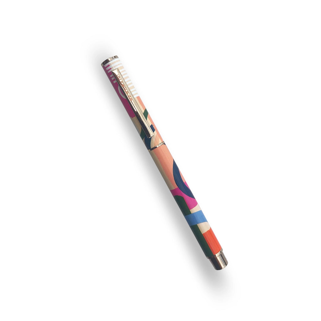 Colour Block Roller Ball Luxe Pen