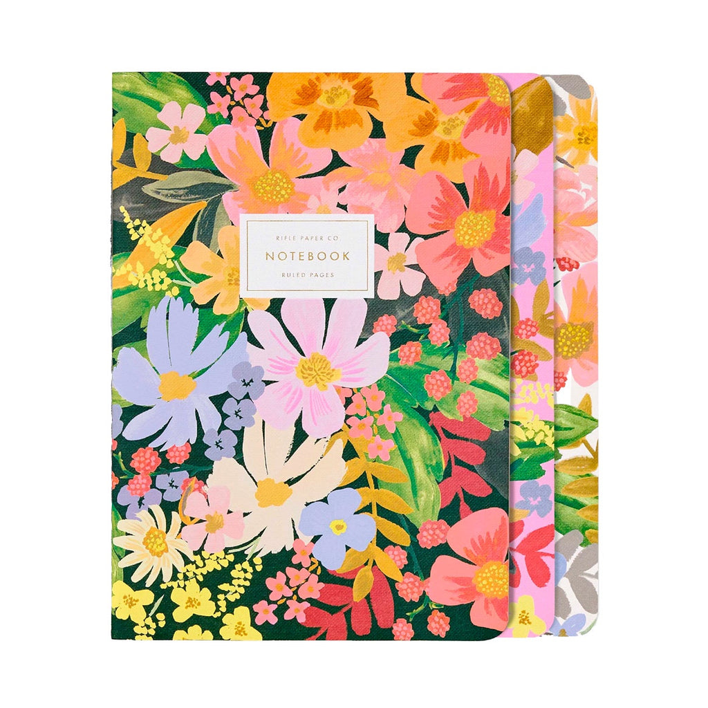 Rifle Paper Co. Marguerite Notebooks, set of 3