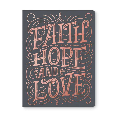Coptic-Bound Journal Faith Hope Love