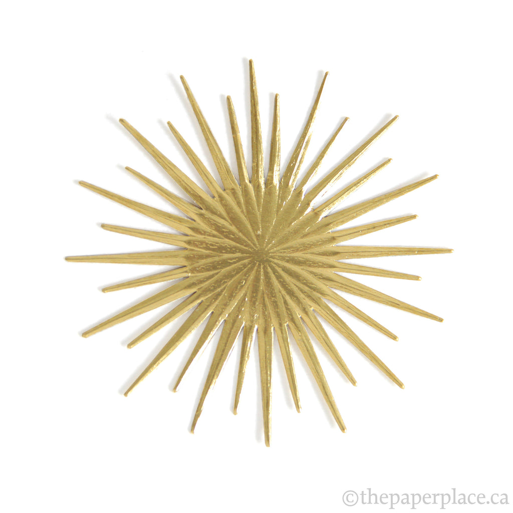 Dresden Trim - Multi-Sided Star - Double-Sided Gold
