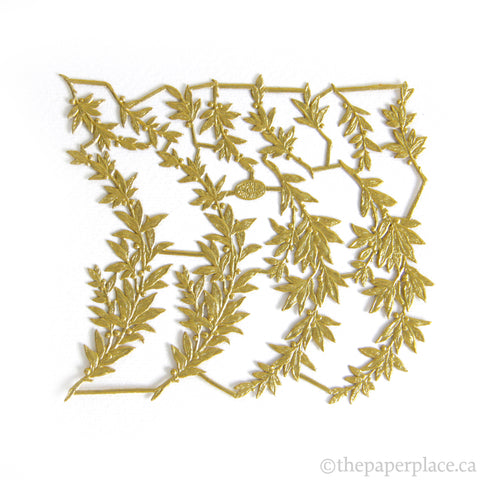 Dresden Trim - Myrtle - Double-Sided Gold