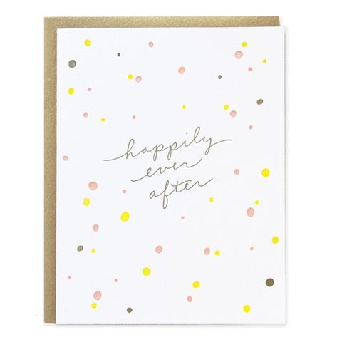 Happily Ever After Dots Single Card