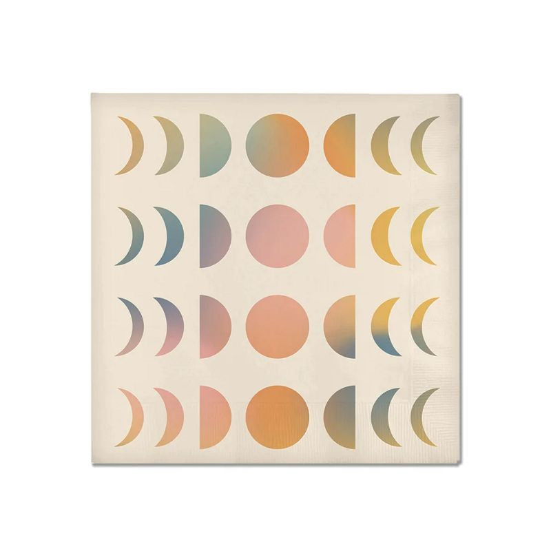 Paper Lunch Napkins - Moon Phases