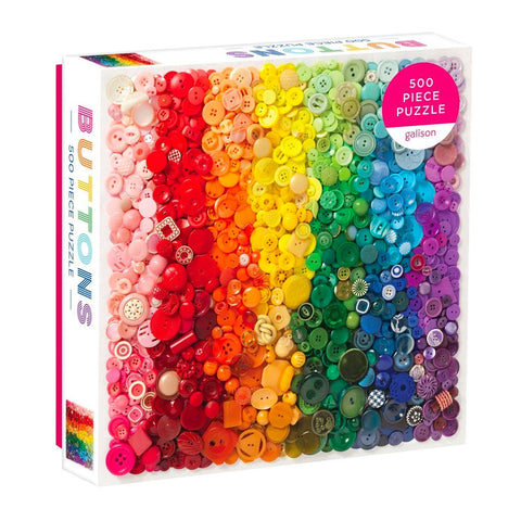 Rainbow Buttons - 500 Piece Puzzle
