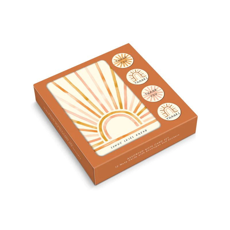 Sunny Skies - Thank You Note Card Set
