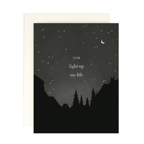You Light Up My Life Single Card